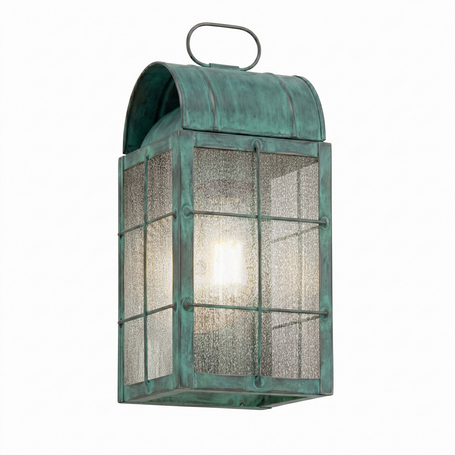 One Light Wall Sconce by Innovations - Durham Collection, Verde Green Finish - 9121-H-VG-SDY