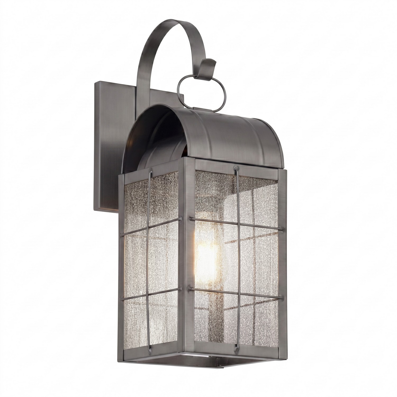 One Light Wall Sconce by Innovations - Durham Collection, Gunmetal Finish - 9121P-H-GM-SDY