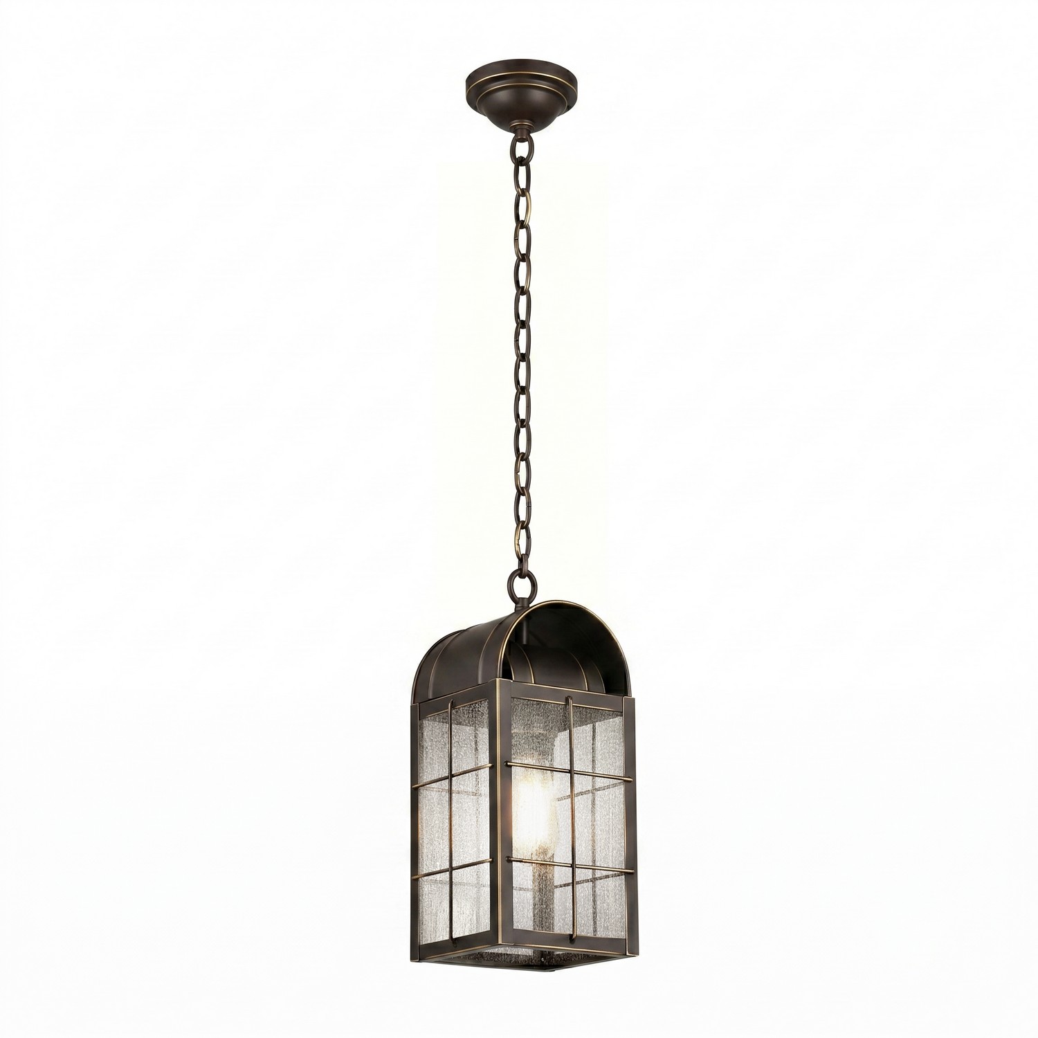 One Light Pendant by Innovations - Durham Collection, Bronze Finish - 9122-H-BZ-SDY