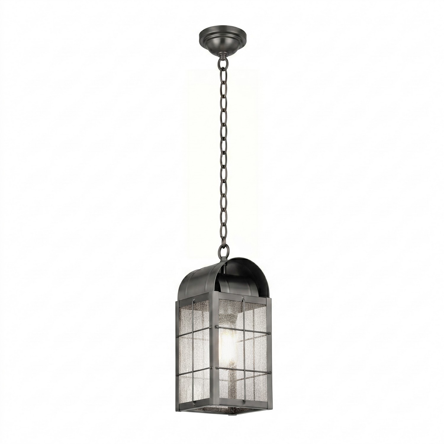 One Light Pendant by Innovations - Durham Collection, Gunmetal Finish - 9122-H-GM-SDY