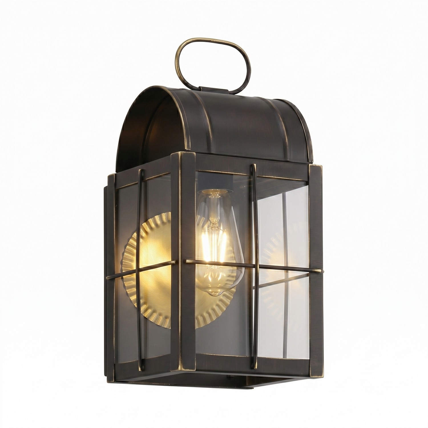 One Light Wall Sconce by Innovations - Durham Collection, Bronze Finish - 9131-H-BZ-CL