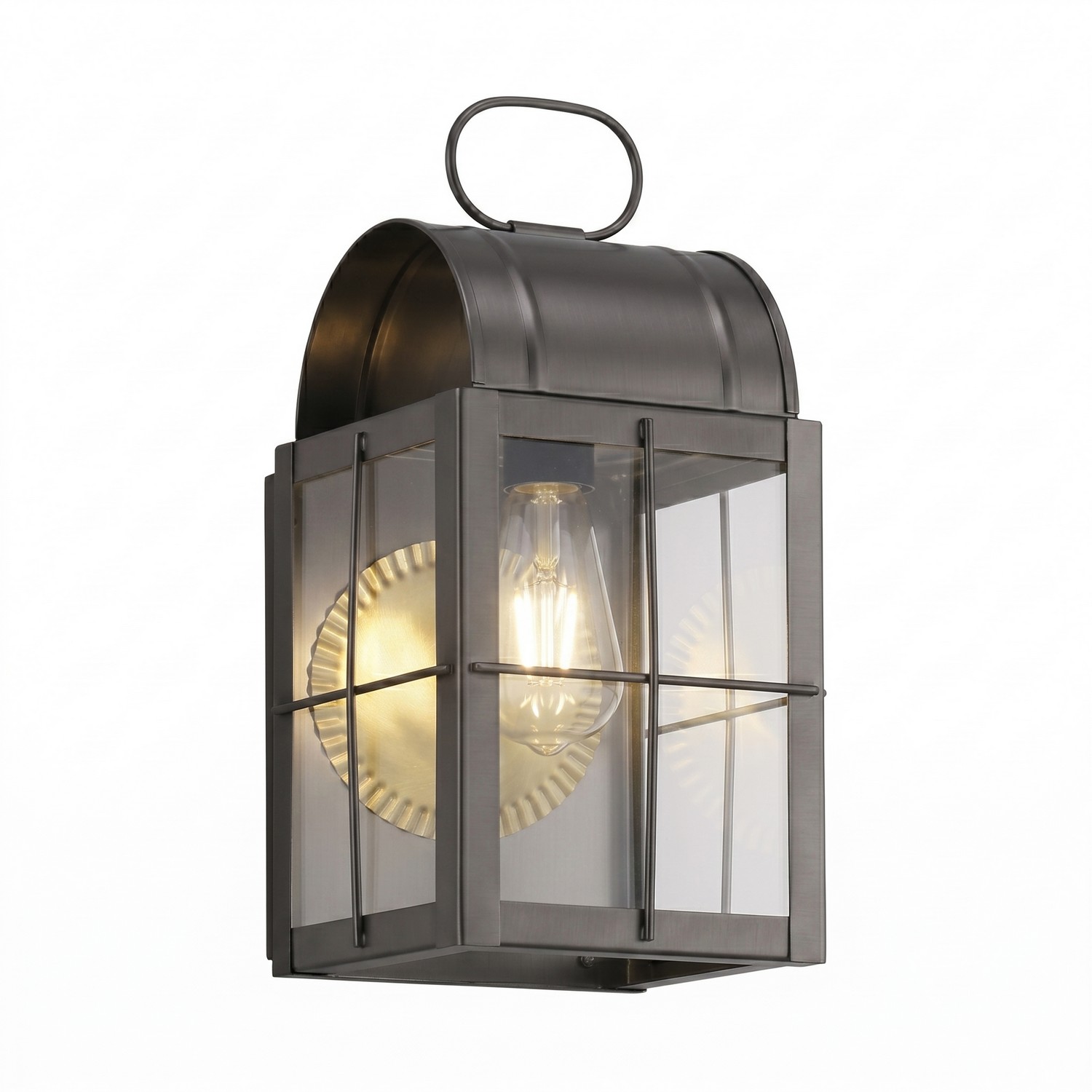 One Light Wall Sconce by Innovations - Durham Collection, Gunmetal Finish - 9131-H-GM-CL