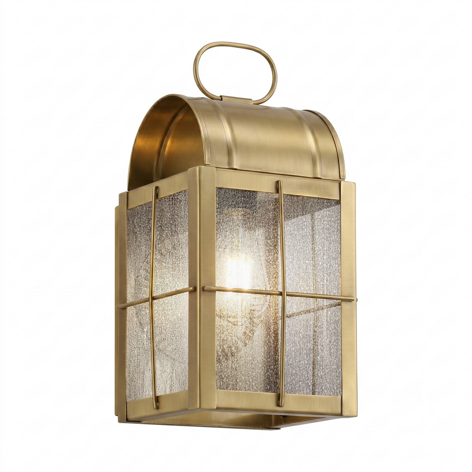 One Light Wall Sconce by Innovations - Durham Collection, Antique Brass Finish - 9131-H-AB-SDY