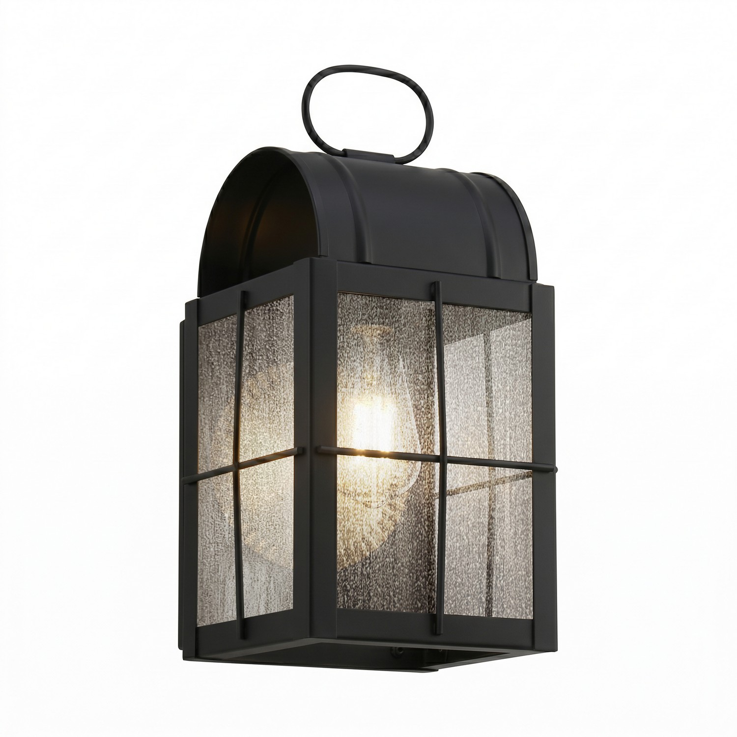 One Light Wall Sconce by Innovations - Durham Collection, Matte Black Finish - 9131-H-BK-SDY