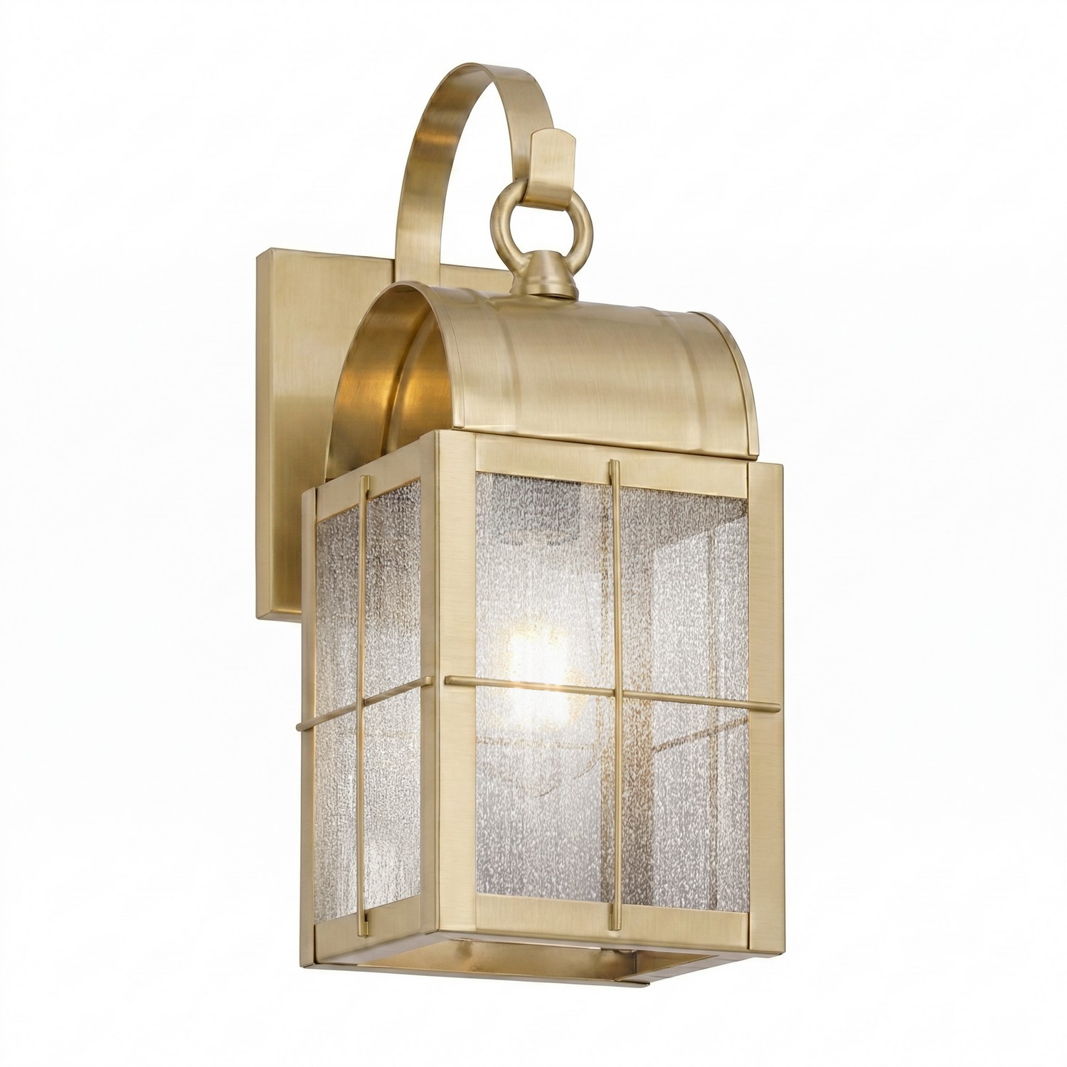 One Light Wall Sconce by Innovations - Durham Collection, Antique Brass Finish - 9131P-H-AB-SDY