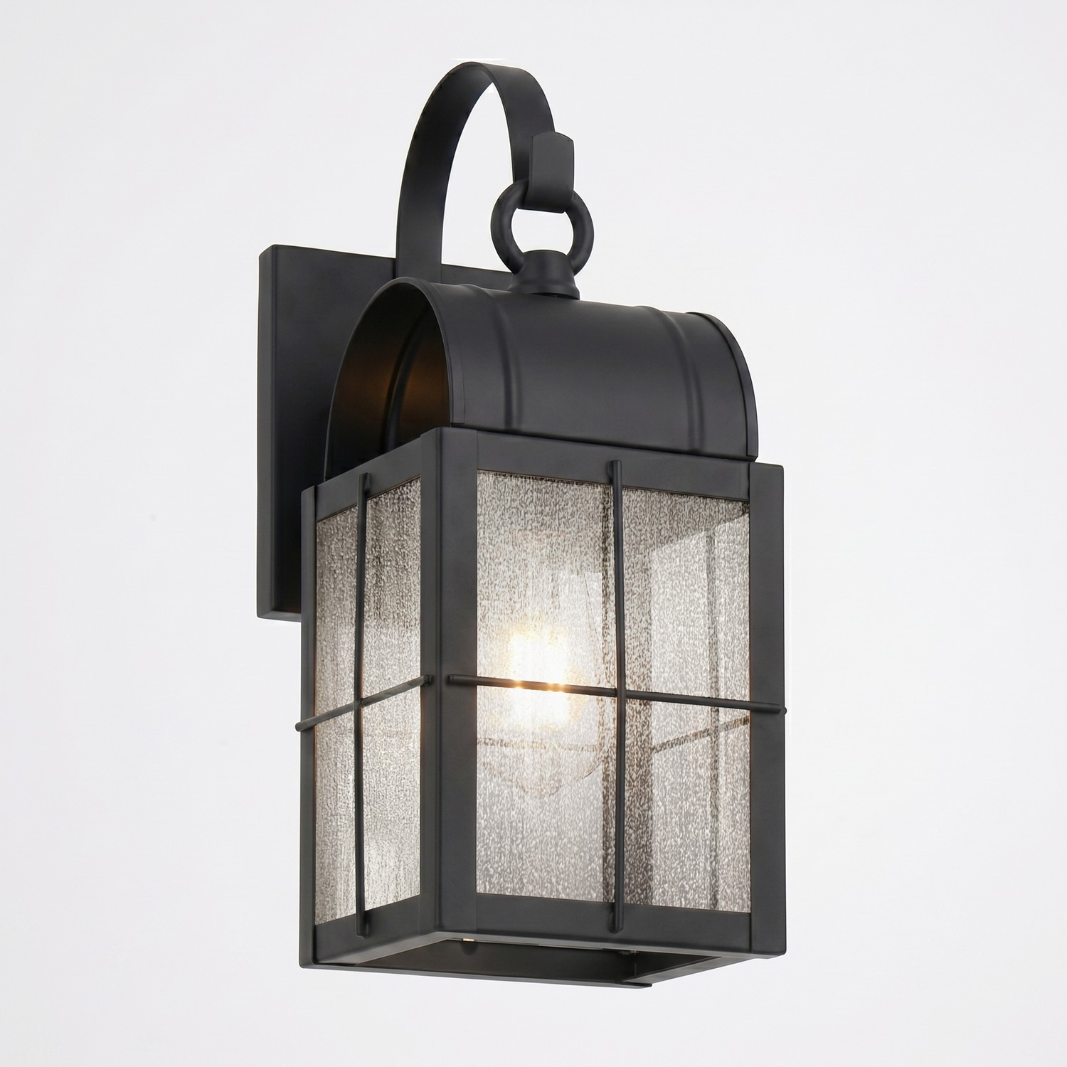 One Light Wall Sconce by Innovations - Durham Collection, Matte Black Finish - 9131P-H-BK-SDY