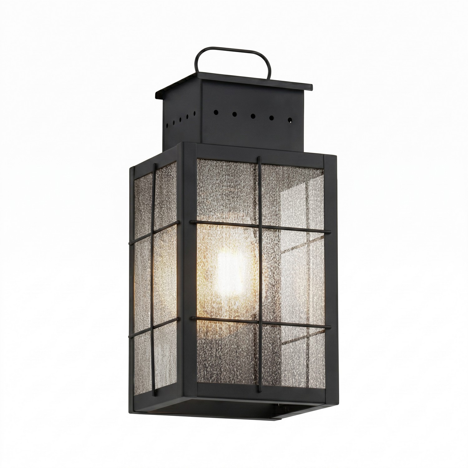 One Light Wall Sconce by Innovations - Norfield Collection, Matte Black Finish - 9421-H-BK-SDY