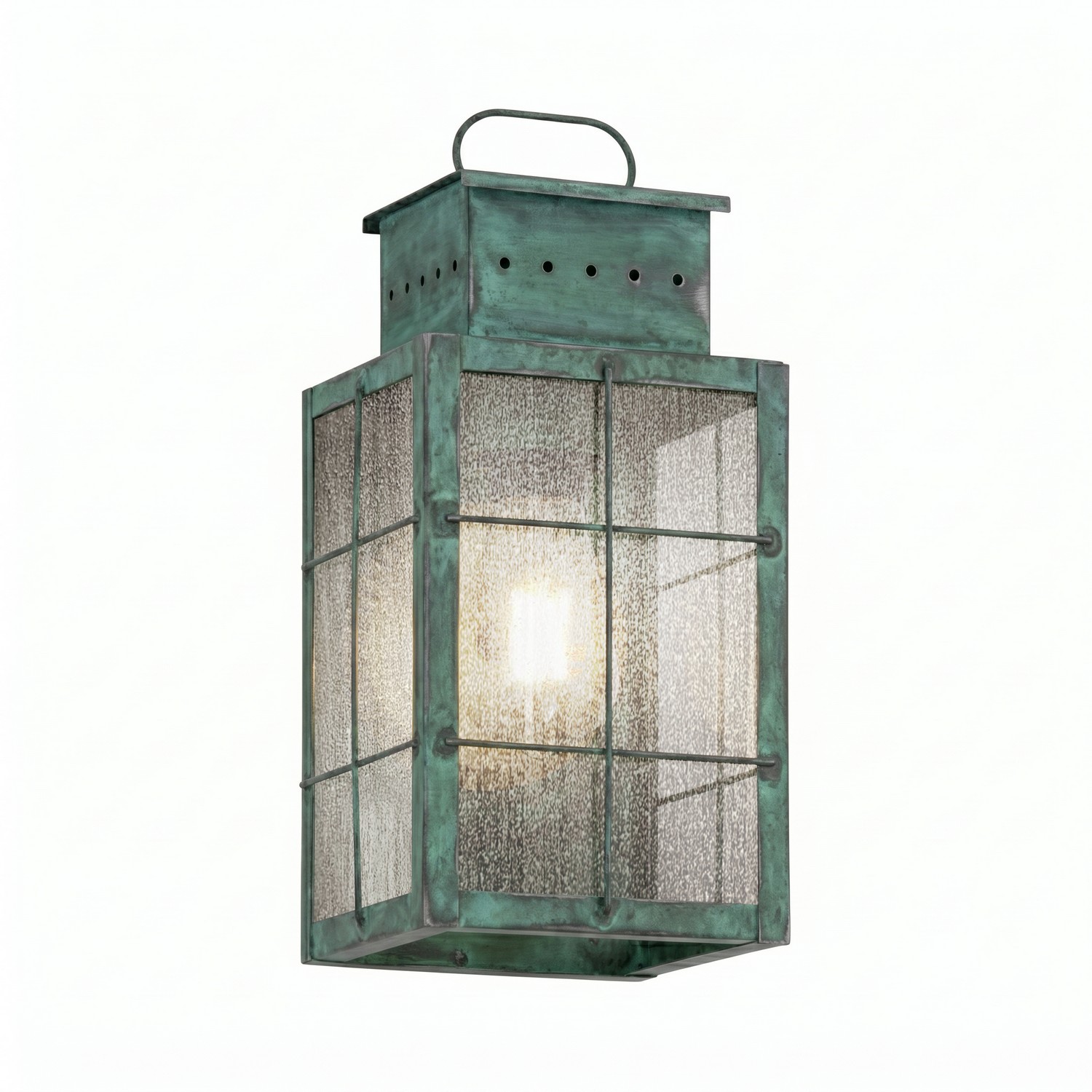 One Light Wall Sconce by Innovations - Norfield Collection, Verde Green Finish - 9421-H-VG-SDY