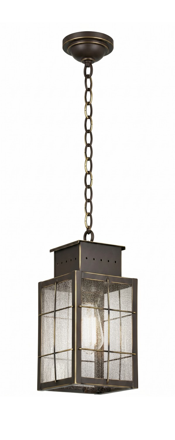 One Light Pendant by Innovations - Norfield Collection, Bronze Finish - 9422-H-BZ-SDY