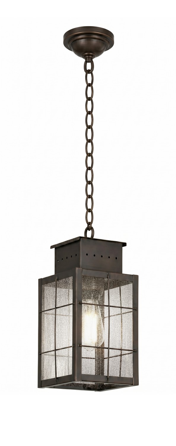 One Light Pendant by Innovations - Norfield Collection, Dark Brass Finish - 9422-H-DB-SDY