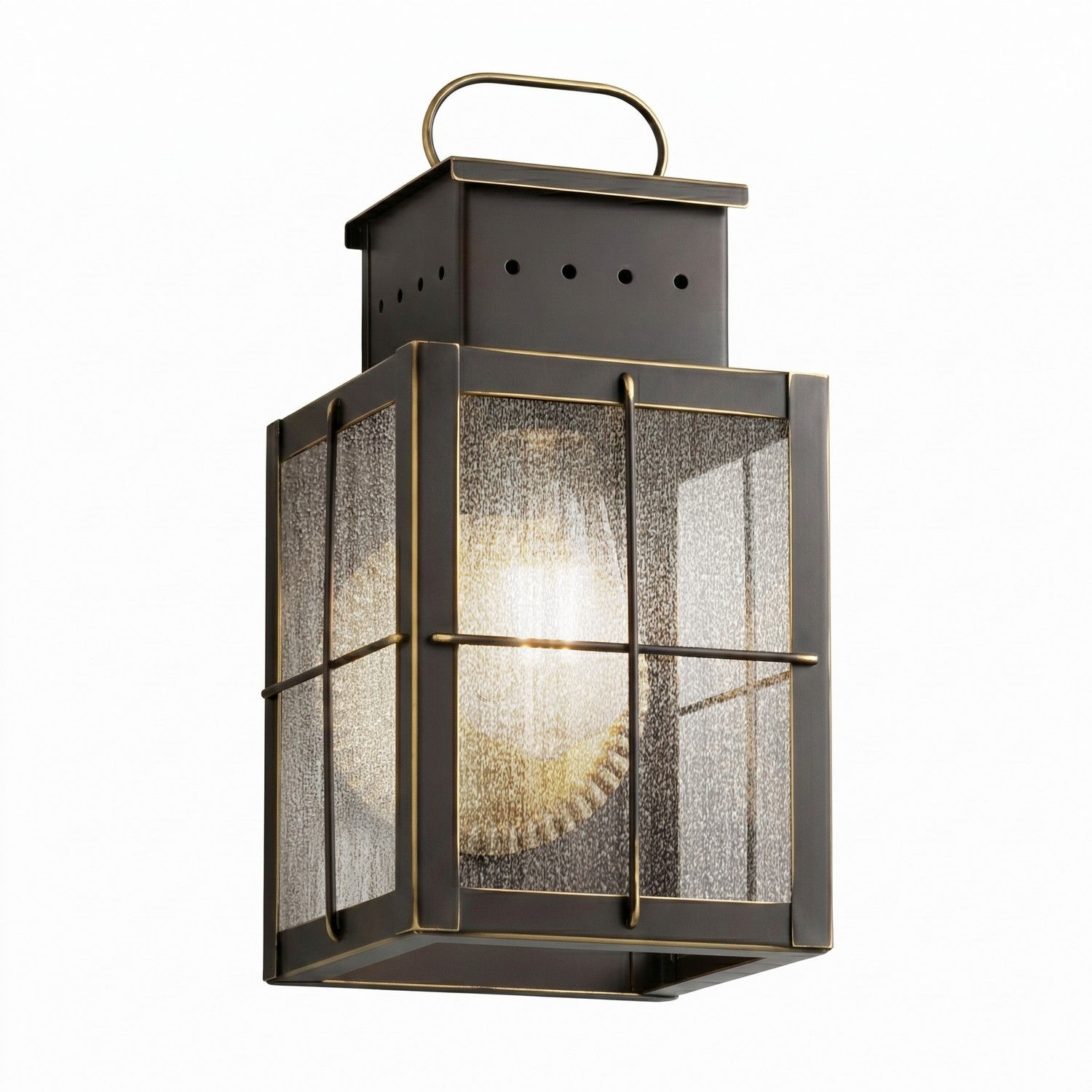One Light Wall Sconce by Innovations - Norfield Collection, Bronze Finish - 9431-H-BZ-SDY