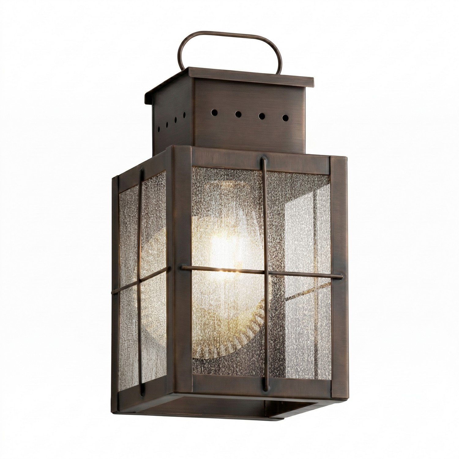 One Light Wall Sconce by Innovations - Norfield Collection, Dark Brass Finish - 9431-H-DB-SDY