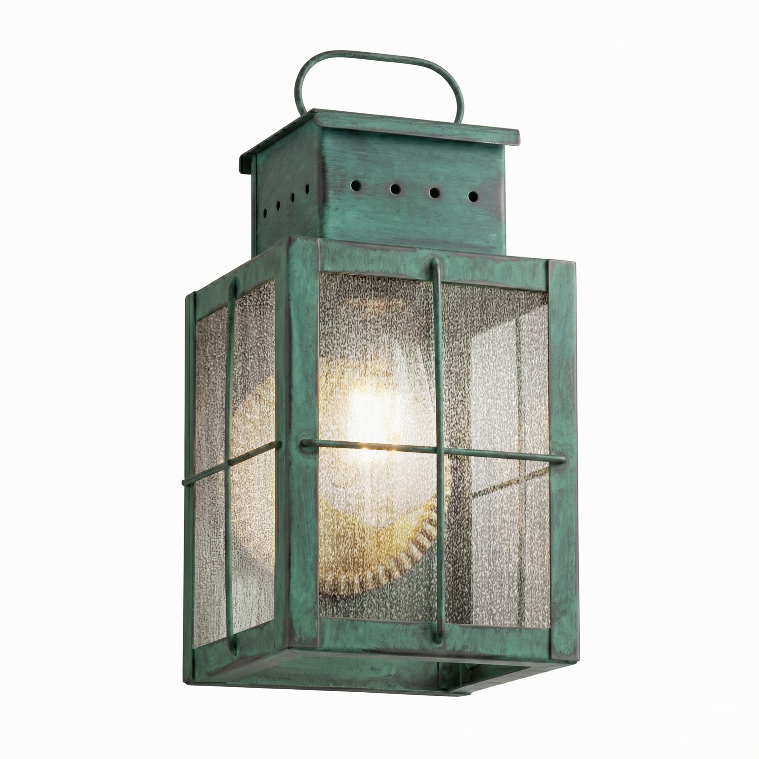 One Light Wall Sconce by Innovations - Norfield Collection, Verde Green Finish - 9431-H-VG-SDY