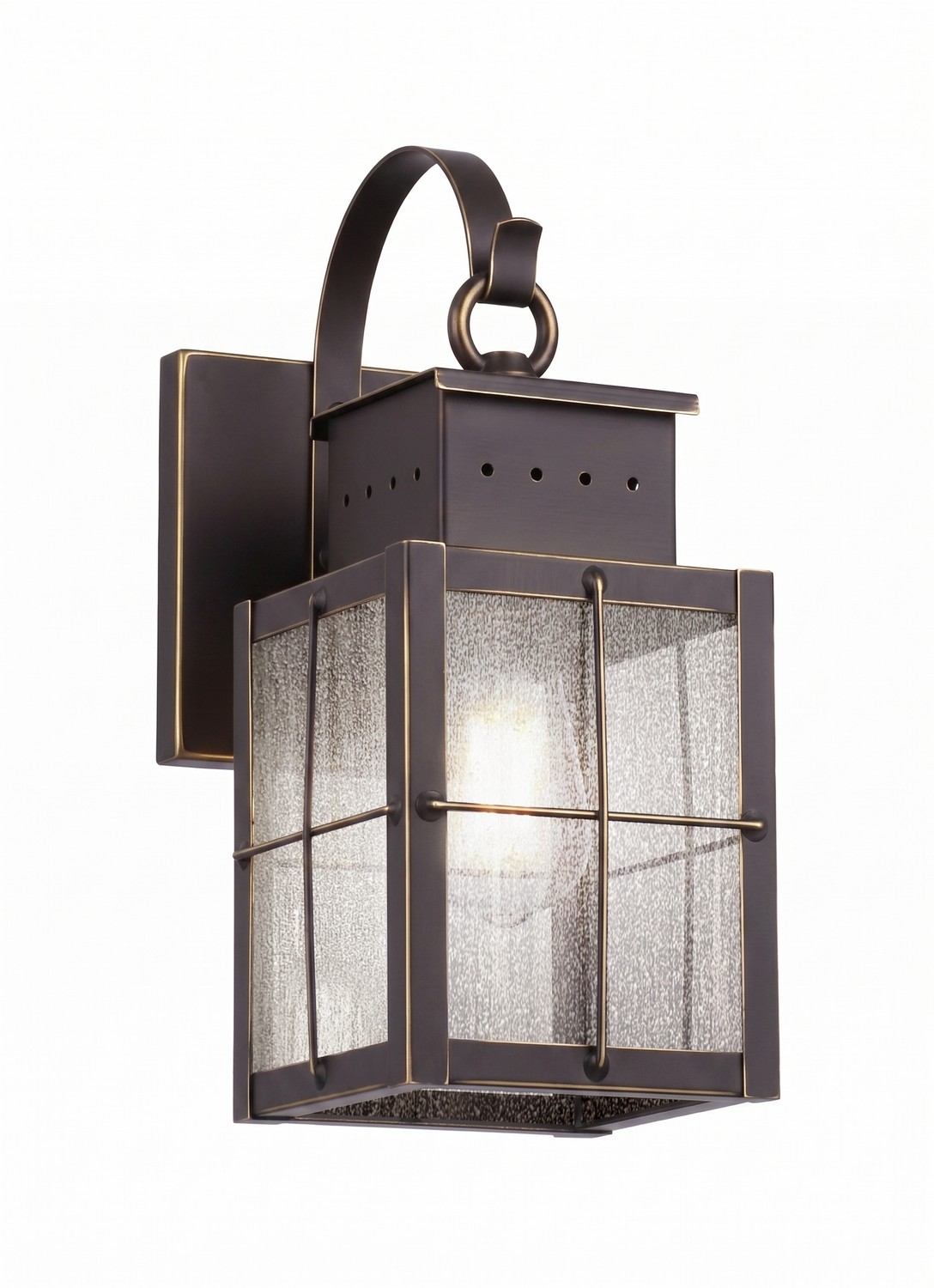 One Light Wall Sconce by Innovations - Norfield Collection, Bronze Finish - 9431P-H-BZ-SDY