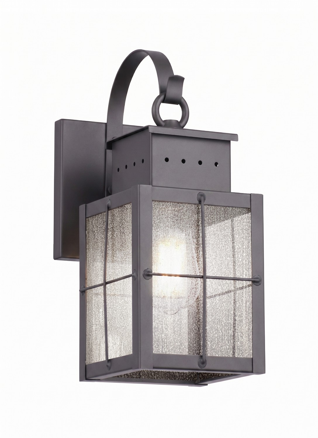 One Light Wall Sconce by Innovations - Norfield Collection, Gunmetal Finish - 9431P-H-GM-SDY