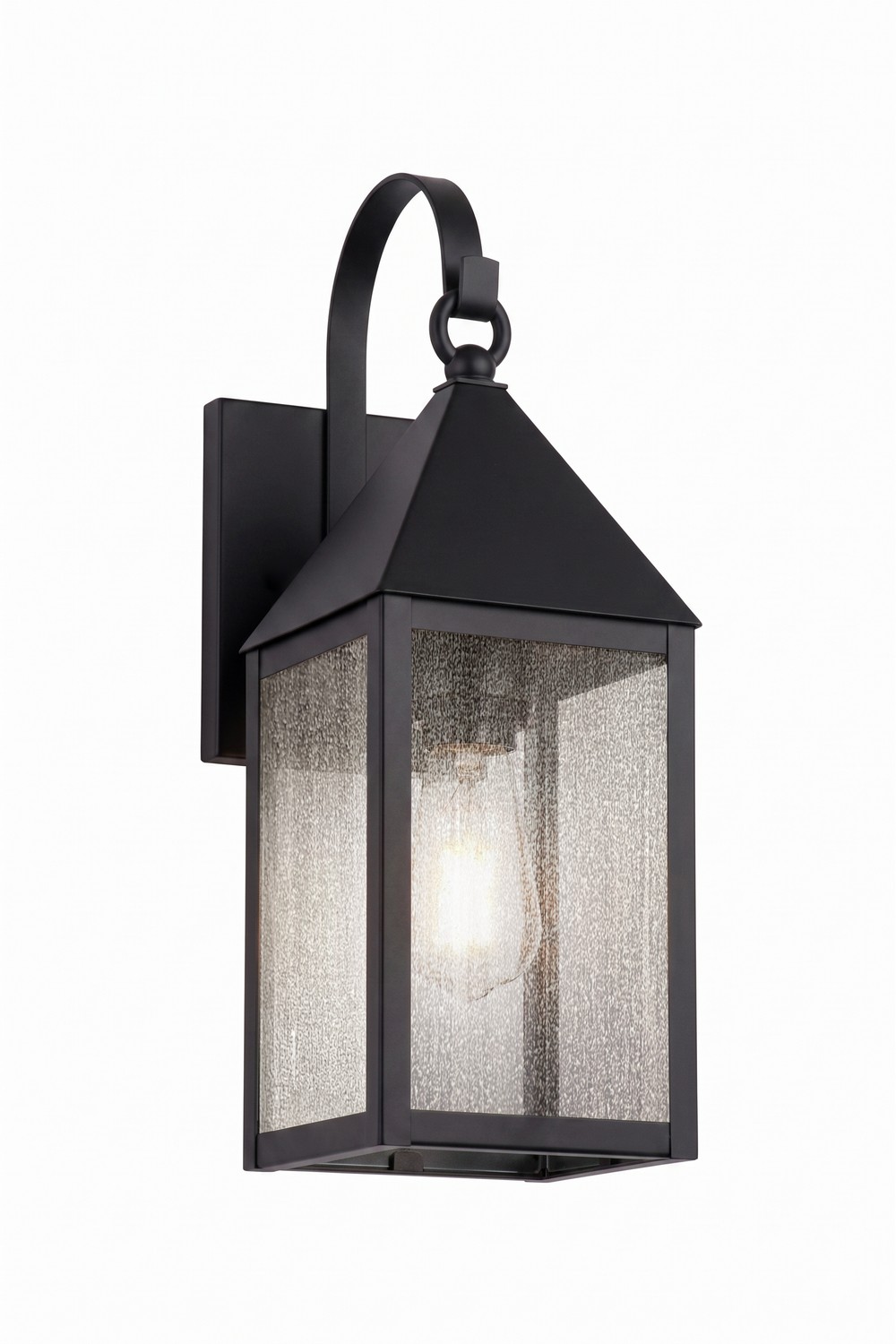 One Light Wall Sconce by Innovations - Ashford Collection, Matte Black Finish - 9521P-BK-SDY