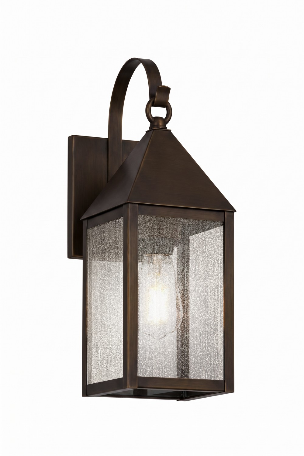 One Light Wall Sconce by Innovations - Ashford Collection, Dark Brass Finish - 9521P-DB-SDY