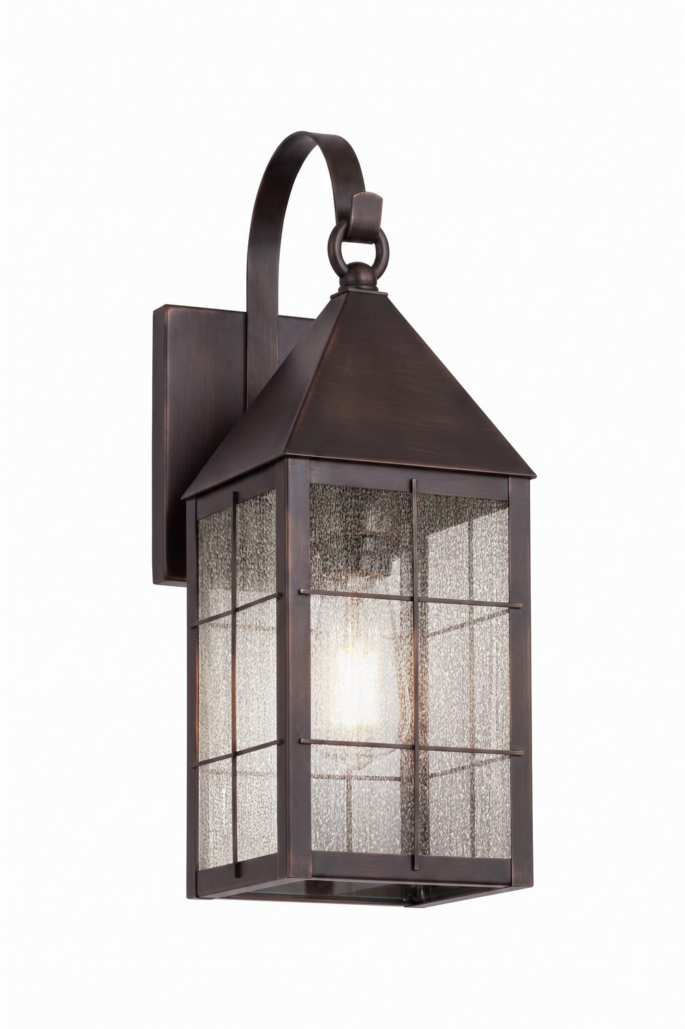 One Light Wall Sconce by Innovations - Ashford Collection, Dark Brass Finish - 9521P-H-DB-SDY