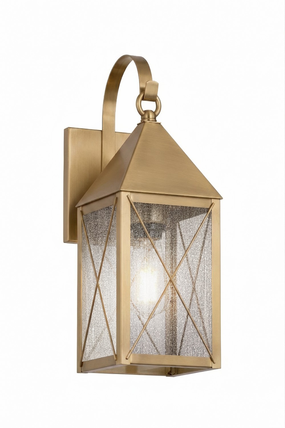 One Light Wall Sconce by Innovations - Ashford Collection, Antique Brass Finish - 9521P-X-AB-SDY