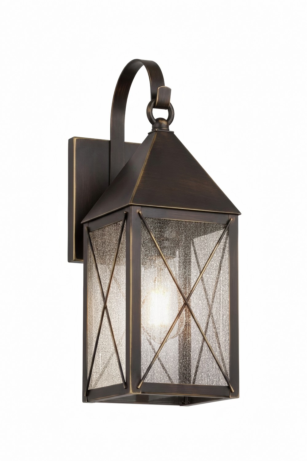 One Light Wall Sconce by Innovations - Ashford Collection, Bronze Finish - 9521P-X-BZ-SDY