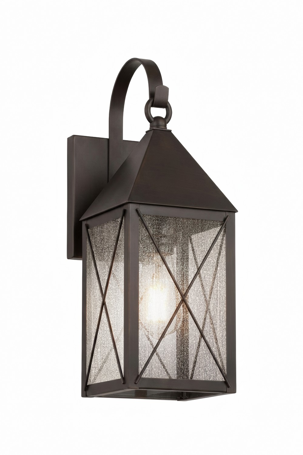 One Light Wall Sconce by Innovations - Ashford Collection, Dark Brass Finish - 9521P-X-DB-SDY