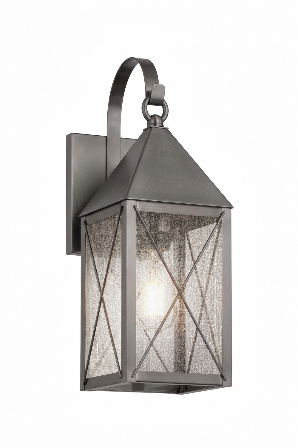 One Light Wall Sconce by Innovations - Ashford Collection, Gunmetal Finish - 9521P-X-GM-SDY