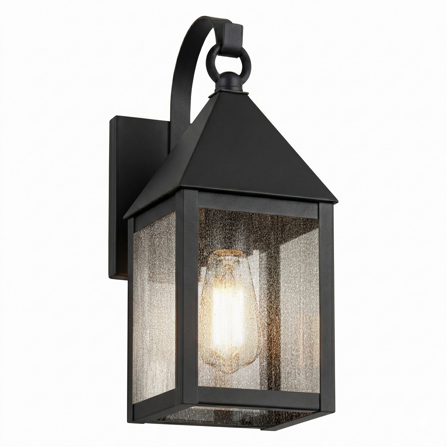One Light Wall Sconce by Innovations - Ashford Collection, Matte Black Finish - 9531P-BK-SDY