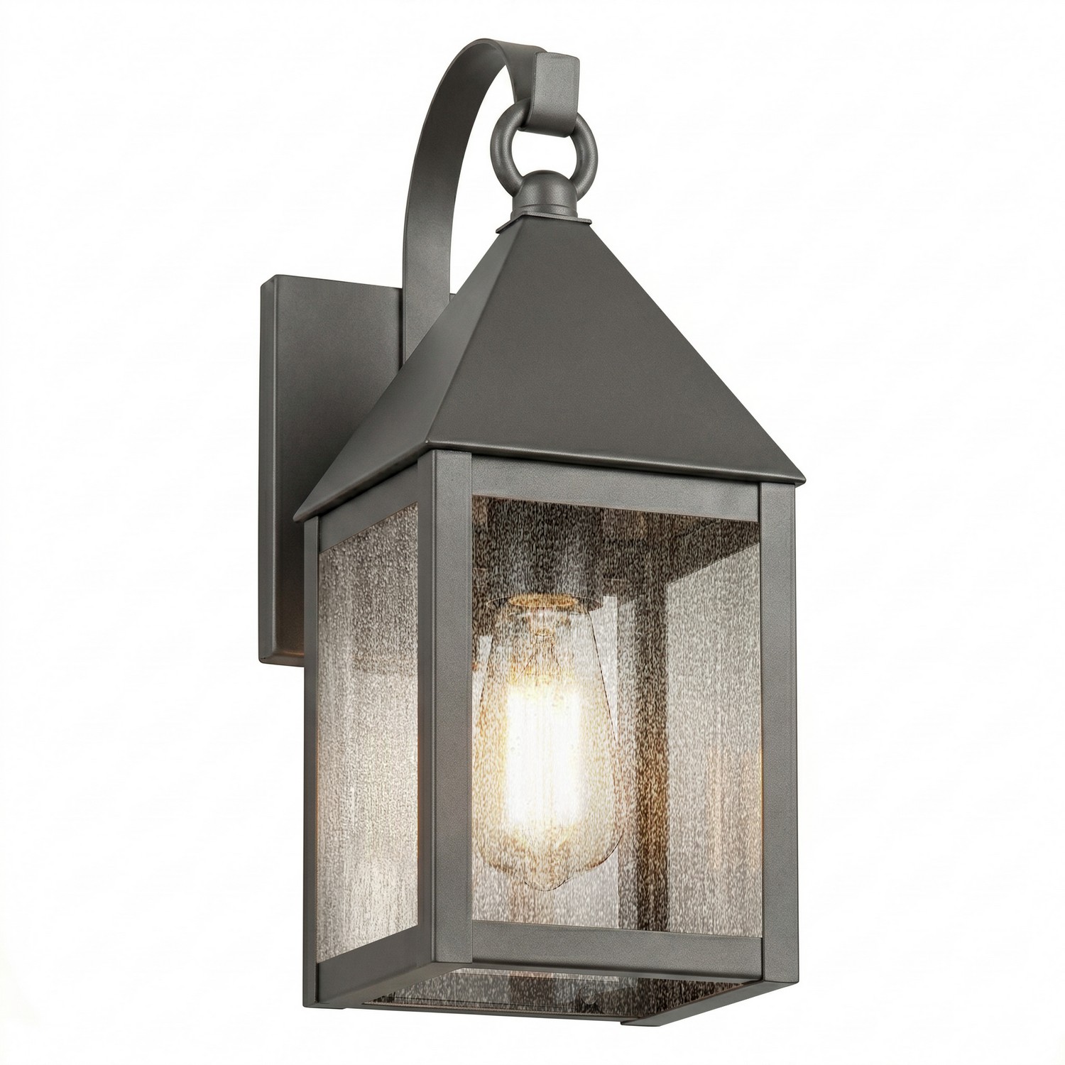 One Light Wall Sconce by Innovations - Ashford Collection, Gunmetal Finish - 9531P-GM-SDY