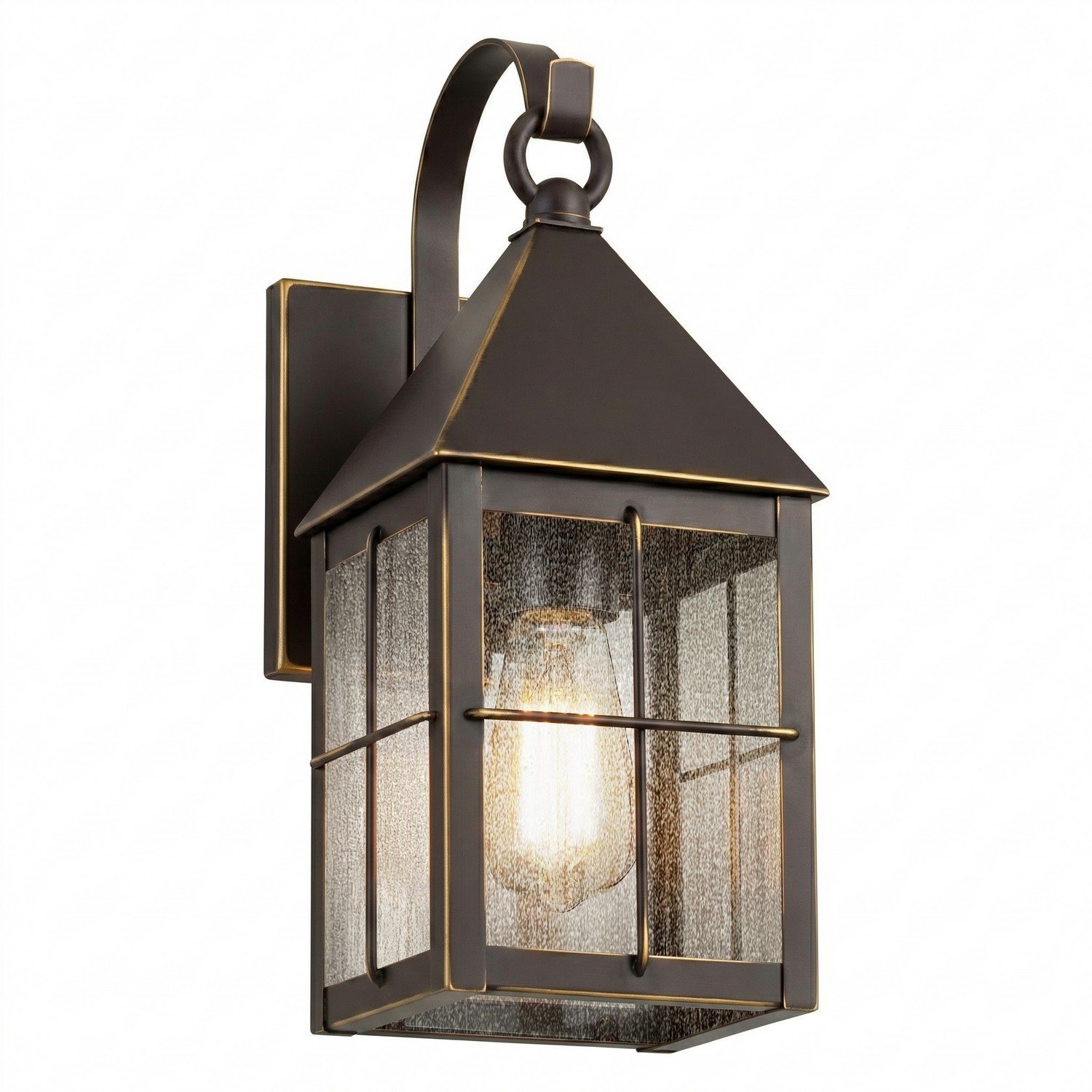 One Light Wall Sconce by Innovations - Ashford Collection, Bronze Finish - 9531P-H-BZ-SDY