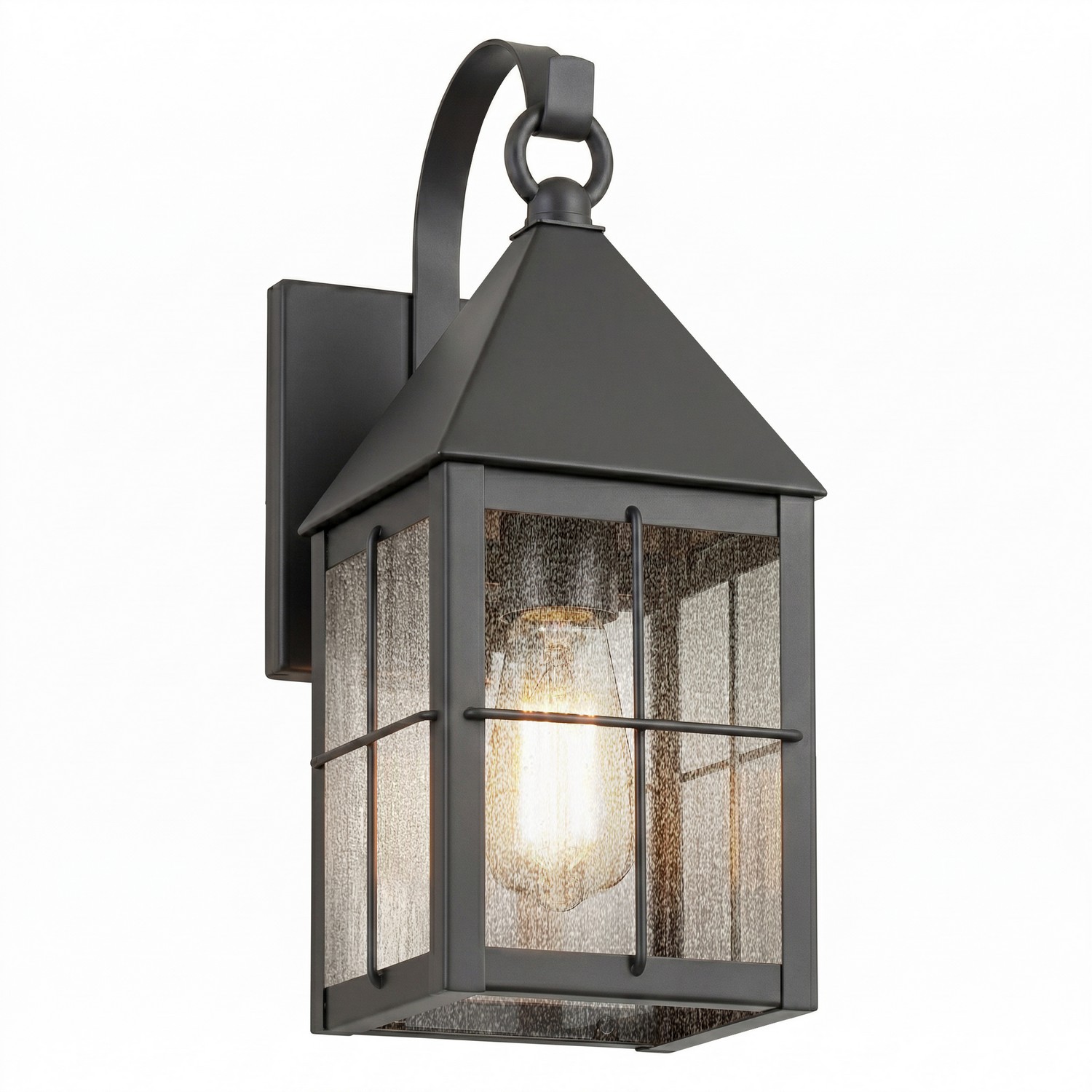 One Light Wall Sconce by Innovations - Ashford Collection, Gunmetal Finish - 9531P-H-GM-SDY