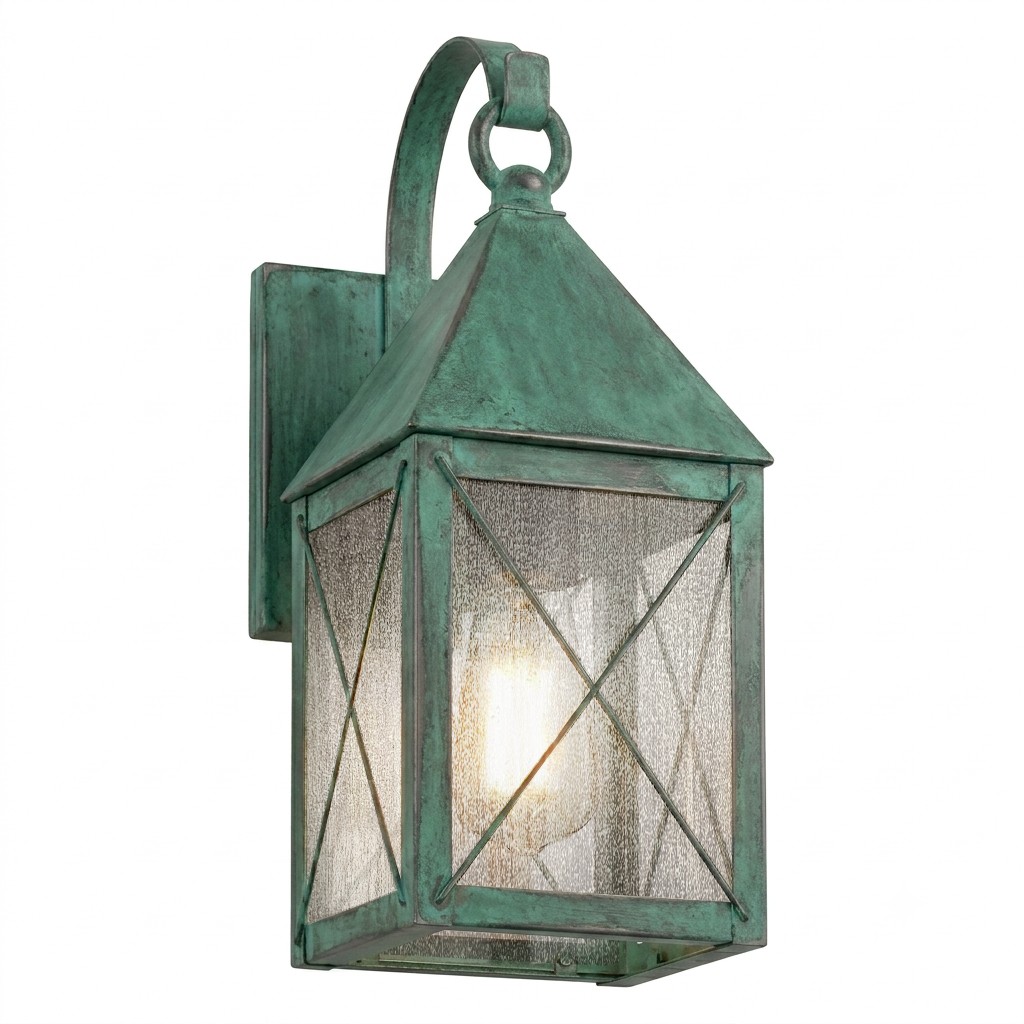 One Light Wall Sconce by Innovations - Ashford Collection, Verde Green Finish - 9531P-X-VG-SDY